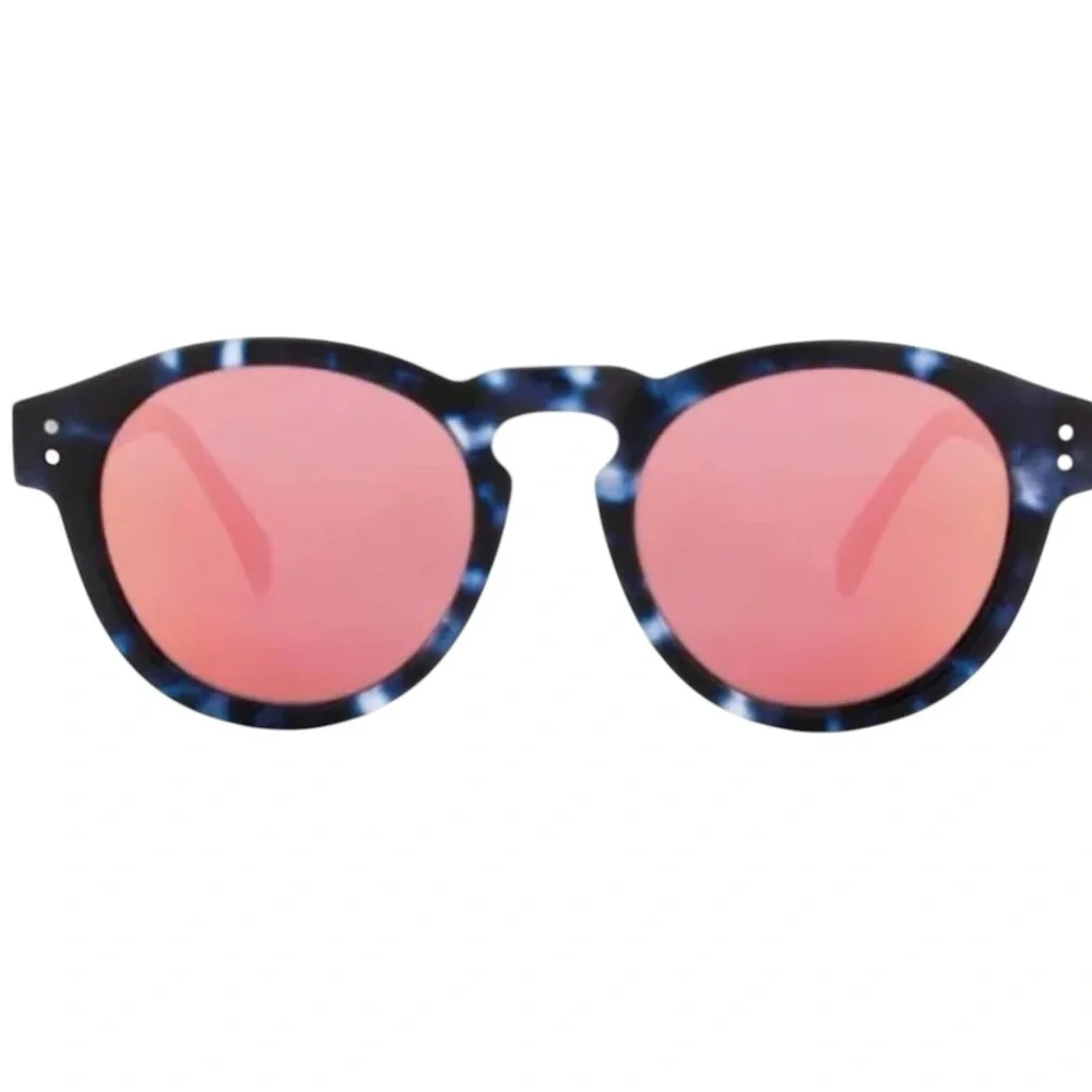 Komono sunglasses NEW Clement Matte Indigo blue tortoise mirrored